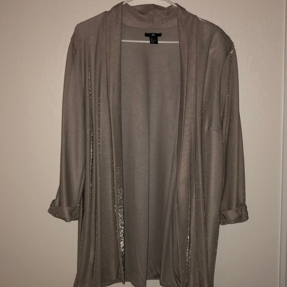 H&M shimmery cardigan